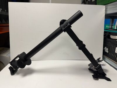 4 x Bontec Double Arm Monitor Stands, with Desk Clamps.