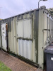 20ft Lined & Insulated, Site Container/Cabin, Used as Store Room with Side Door, 3 Windows, 240v Power, Lighting & Sockets. (Used for Storage). NOTE: Location for viewing & collection AL10 0BS, by appointment only. - 2