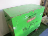 Armogard Tuffbank Heavy Duty Rolling Tool Chest or Site Security Box, S/N Z16393. Size H115 x W120 x D63cm. Open no Key. - 2
