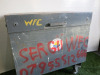 Armogard Tuffbank Heavy Duty Rolling Tool Chest or Site Security Box. Size H115 x W120 x D63cm. Open no key. - 2