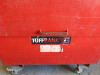 Armogard Tuffbank Heavy Duty Rolling Tool Chest or Site Security Box. Size H147 x W120 x D63cm. Locked no key. - 2