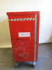 Armogard Tuffbank Heavy Duty Rolling Tool Chest or Site Security Box. Size H147 x W120 x D63cm. Locked no key. - 3