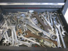 US Pro Tools Mobile 7 Drawer Tool Chest. Comes with an Assortment of Tools to Include: Assorted Spanners, Electrical Accessories, Thread Repair Kits, Wrenches, Etc As Viewed/Pictured. - 7