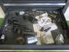 US Pro Tools Mobile 7 Drawer Tool Chest. Comes with an Assortment of Tools to Include: Assorted Spanners, Electrical Accessories, Thread Repair Kits, Wrenches, Etc As Viewed/Pictured. - 8
