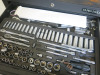 US Pro Tools Mobile 7 Drawer Tool Chest. Comes with an Assortment of Tools to Include: Assorted Spanners, Electrical Accessories, Thread Repair Kits, Wrenches, Etc As Viewed/Pictured. - 11