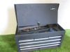US Pro Tools 6 Drawer Tool Chest with Lift Up Lid & Keys. Comes with an Assortment of Tools As Viewed/Pictured. - 2