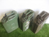 3 x 20lt Metal Fuel Containers. - 2