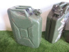 3 x 20lt Metal Fuel Containers. - 3