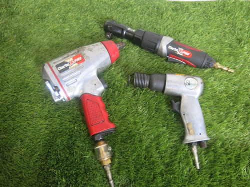 3 x Assorted Air Tools to Include: 2 x Clarke x Pro & 1 x Sip.