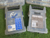 2 x Clarke Tool Organisers & 2 x Grap Packs with Assorted Nuts, Bolts & Washers. - 2