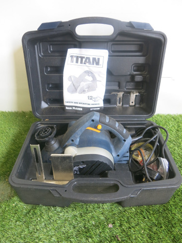 Titan 3mm Planer, Model SF823N. Comes in Carry Case with Operators Manual.