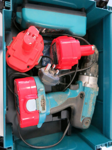 Makita 8444 Cordless Drill with 3 x Aftermarket Batteries and Charger in Carry Case