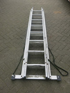 Youngman 2.50m Combination Ladder. Comes with Pair of Heavy Duty Roof Rack Ladder Clamps.
