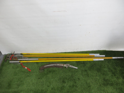 Jameson Pruner Head & Jameson Saw Assembly with 4 x Notch Marvin Poles.
