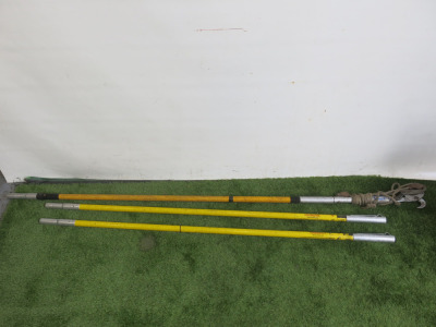 Stein Rhino Lopper Head with 3 x Notch Marvin Poles.