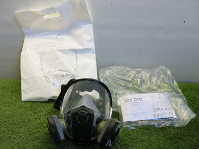 Corpro Full Face Mask with Corpro F1100 Filter.