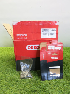 New/Boxed 100ft Reel of Oregon 59ACL100R Chainsaw Chain .404.063/1.6mm.
