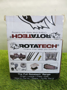 New/Boxed 100ft Reel of Rotatech Professional Chainsaw Chain, Pitch 3/8", Gauge .050".