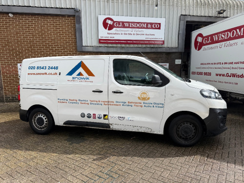 MA20 FBB: Citroen Dispatch 1000 Panel Van, 1500cc, Diesel, White, Mileage 58169. MOT Expires 13th August 2026. Comes with 1 x Key & V5 Registration Document.