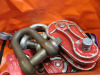Assorted Lot of Rigging Equipment to Include: 2 x ISC/Petzl Pulleys, 2 x ISC Double Swing Cheek Pulleys, 1 x ISC Rope Grab, 1 x ISC ISC/Rigging Plate, 1 x ISC Rigging Pulley & 3 x Bow Shackles. Comes with Stein Vault 15 Carry Bag. - 2