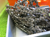 5 x Chainsaw Bars. Sizes from 18" to 46" Comes with 4 x Used Chain Saw Blades & 13 x Chain Saw Blade Covers.(As Viewed). - 4