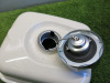 White Metal Fuel Tank for Small Engines. Appears New/Unused. - 4