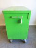 Armogard Tuffbank Heavy Duty Rolling Tool Chest or Site Security Box. Size H115 x W120 x D63cm. Locked no key. - 3