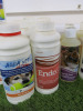 30 x Assorted Pool/Spa Chemicals to Include: 7 x Westcoast PH Reducer, 1.5kg, 3 x Westcoast Hardness Increaser, 1kg, 1 x Westcoast Cartridge Cleaner, 1Ltr, 2 x Westcoast Foam Away, 1Lt, 2 x Westcoast Surface Cleaner, 1 Lt, 4 x Aquasparkle Hot Tub Flush, 0 - 6