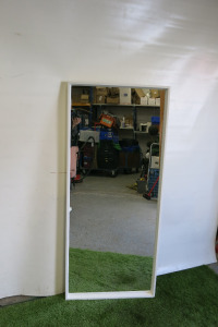 Ikea Nissedal Mirror in White, Size H150 x W65cm.