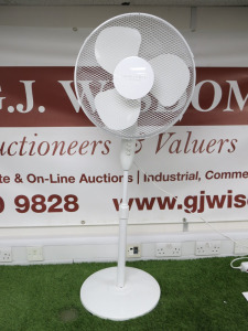 John Lewis 16" Pedestal White Fan.