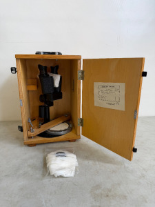 BM-51-2 Microscope with Wooden Carry Case
