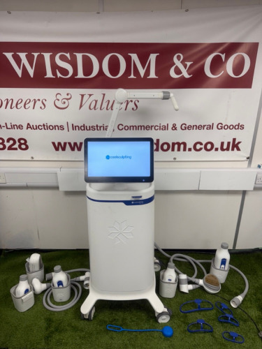 Coolsculpting Elite Non Invasive Fat Reduction Treatment System to Include: Elite Control Unit, Ref CS-S3-001-D-00, S/N D212020314013, Applicator Curve 80, 2 x Applicator Curve 120, Applicator Flat 125, 2 x Applicator Curve 150, Applicator Surface 150, Ap