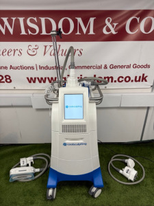 Zeltiq Coolsculpting Non Invasive Body Contouring System to Include: Base Module, Ref BRZ-CG1-BAM 220, Cool Advantage, Cool Advantage Plus & Cool Mini Vacuum Applicators & 2 x Stability Pillows, YOM 2015.