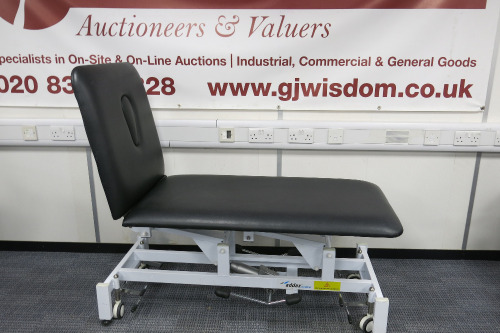 Addax Medical Adjustable Treatment Bed, Black.