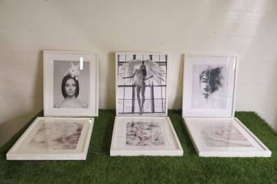 6 x Ikea Ribba Picture Frames, Size H52 x W43cm.