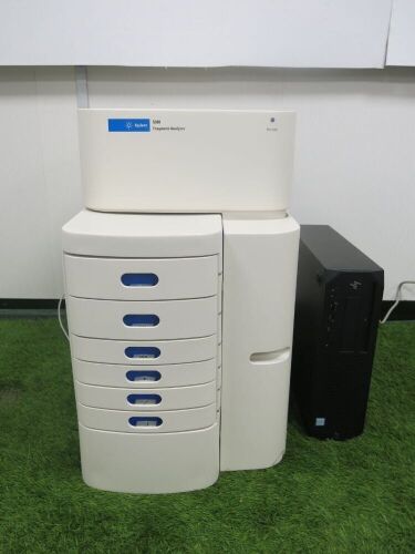 Agilent Technologies 5300 Fragment Analyzer, Product No: FSv2-CE10F, S/N MY2116AB55, DOM 04/2021. Comes with HP Z2 SFF G4 Workstation, Running Window 10 Pro, 9th Gen Intel Core i5-9500 @ 3.0Ghz, 8.00GB RAM, 500GB HDD.
