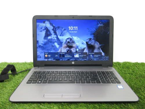 HP 250 G5 Notebook 15.5" Laptop, Running Windows 11 Pro, Intel Core i5-6200 CPU @ 2.30GHz, 8GB RAM, 233GB SSD, with Power Supply.