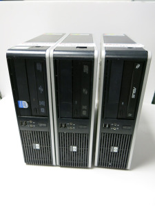 3 x HP Compaq DC7900 PC's. HDD's Removed For Spares or Repair.