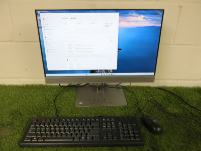 HP Elite 1 800 G4 Aio 23.8" PC, Running Windows 11 Pro, Intel Core i5-8600 CPU @ 3.10Ghz, 8.00GB RAM, 119GB HDD. Comes with Keyboard & Mouse