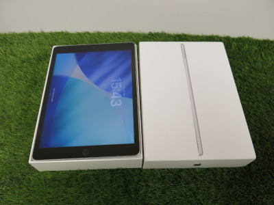 Apple iPad 9th Gen, 256GB, S/N WFJ43VOH50, in Silver. Comes with Original Box.