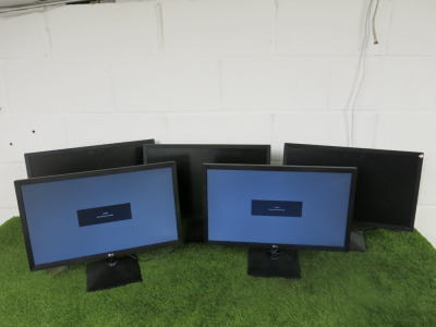 5 x LG 22" Monitors, Model 22MK430H. Comes with 4 x Power Supplies.