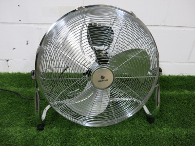 Denwood 16" FF-400A Chrome Floor Fan.