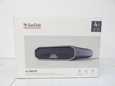 SanDisk Professional 4TB G-Drive, in Original Box.