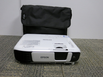 Epson LCD Projector, Model H842B, in Original Carry Bag.