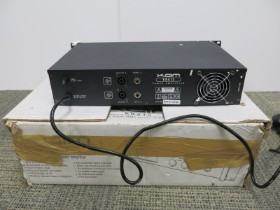 KAM KBA12 2 x 300w RMS Power Amplifier, in Original Box.