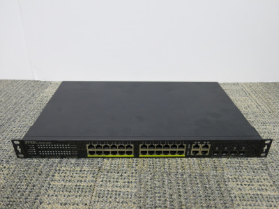 Zyxel 24 Port PoE Smart Managed Network Switch.