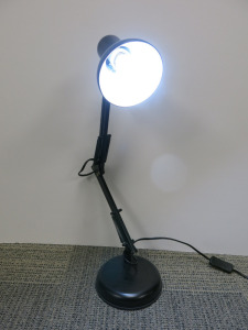 Black Adjustable Desk Lamp.
