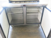 True Stainless Steel 2 Door Refrigerated Prep Counter, Model TSSU-48-12, Size H110 x W123 x D77cm. Comes with 6 x 1/3 GN Containers - 6