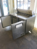 True Stainless Steel 2 Door Refrigerated Prep Counter, Model TSSU-48-12, Size H110 x W123 x D77cm. Comes with 6 x 1/3 GN Containers - 8