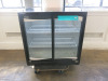 Klimasan 2 Door Beverage Cooler, Model SS20 PB, Size H86 x W90 x D50cm.